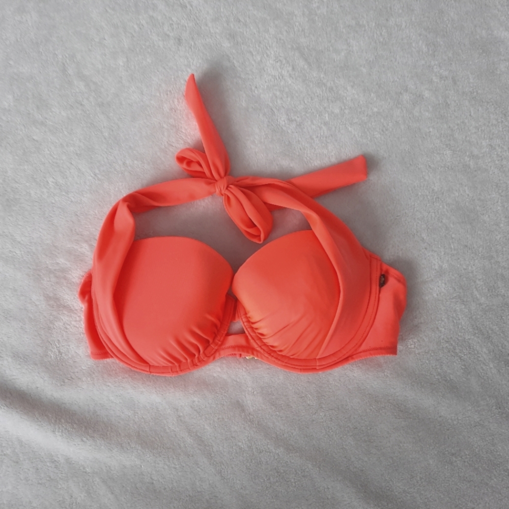 Vibrant Orange Bikini Top